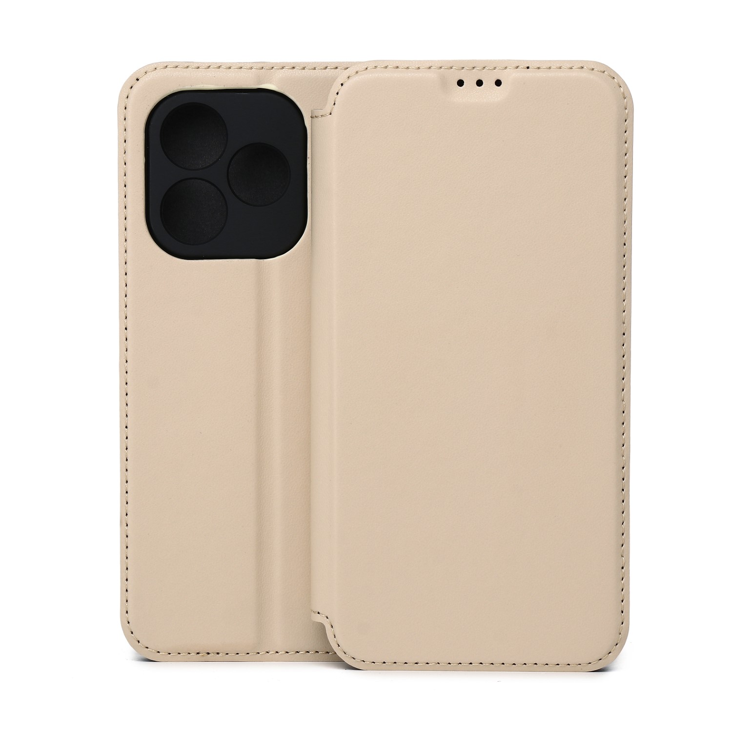 Smart Touch dėklas, skirtas Honor 600 Lite, smėlio spalvos