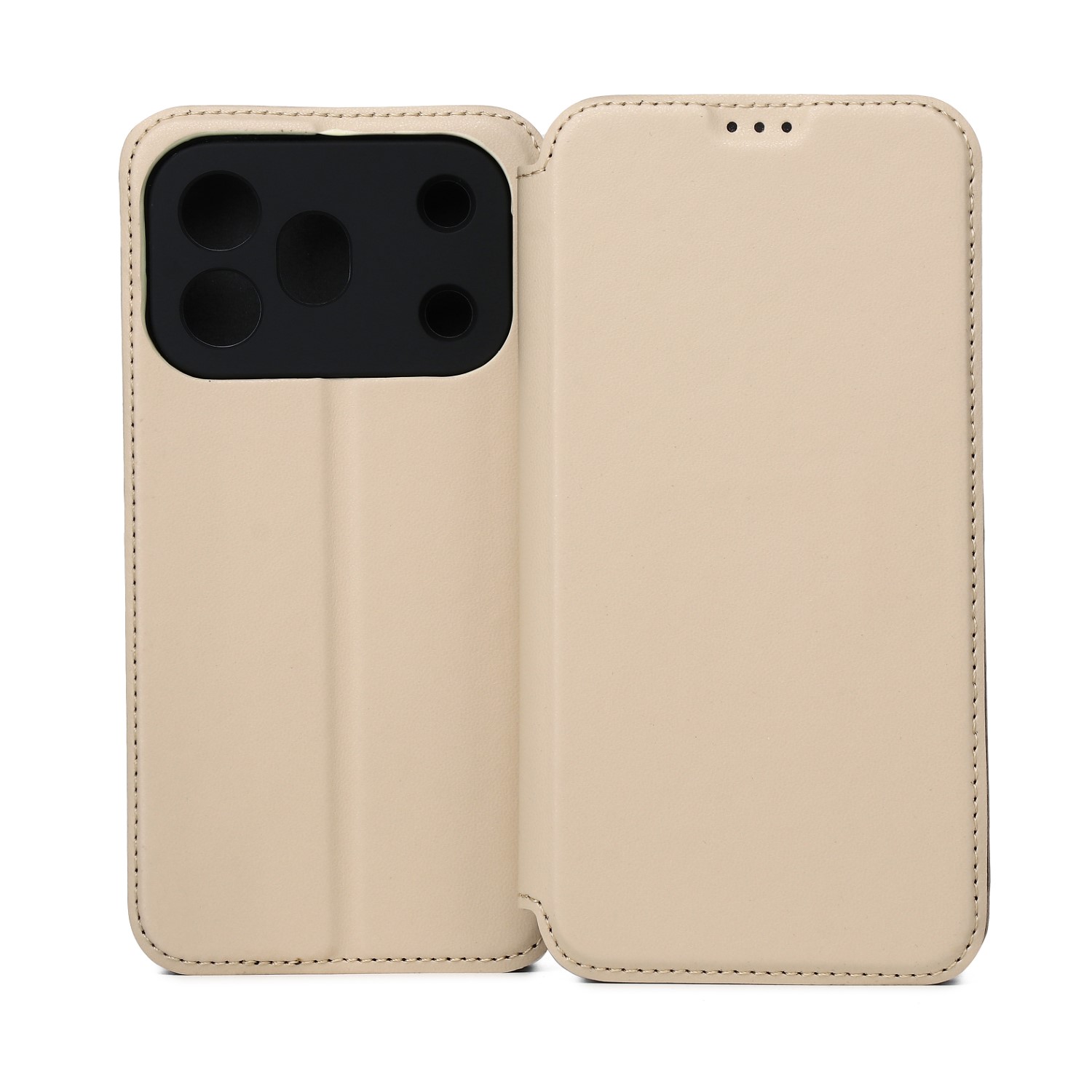 Smart Touch dėklas, skirtas Honor 600 Pro, smėlio spalvos