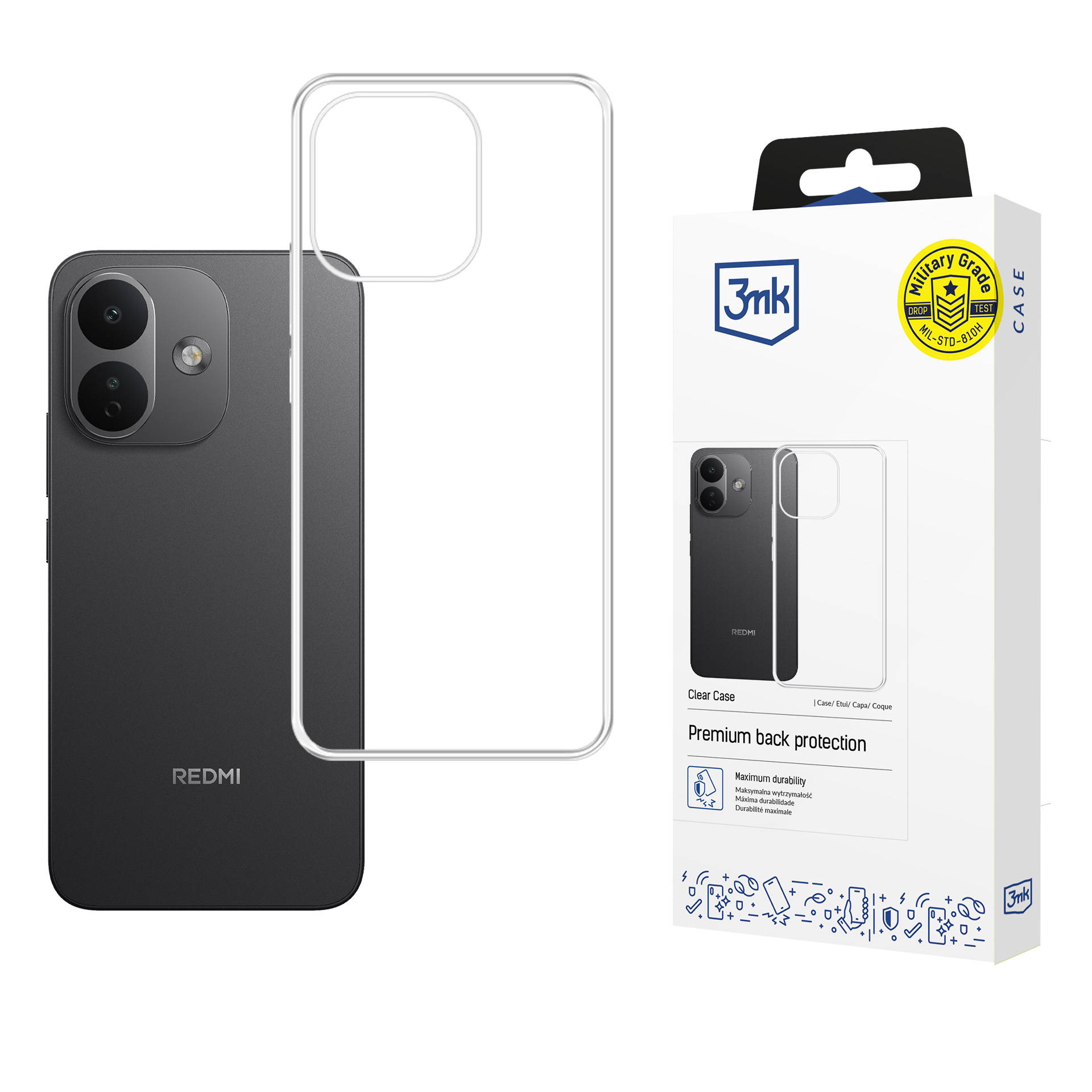 Redmi Note 17 Pro 5G – 3mk Clear Case