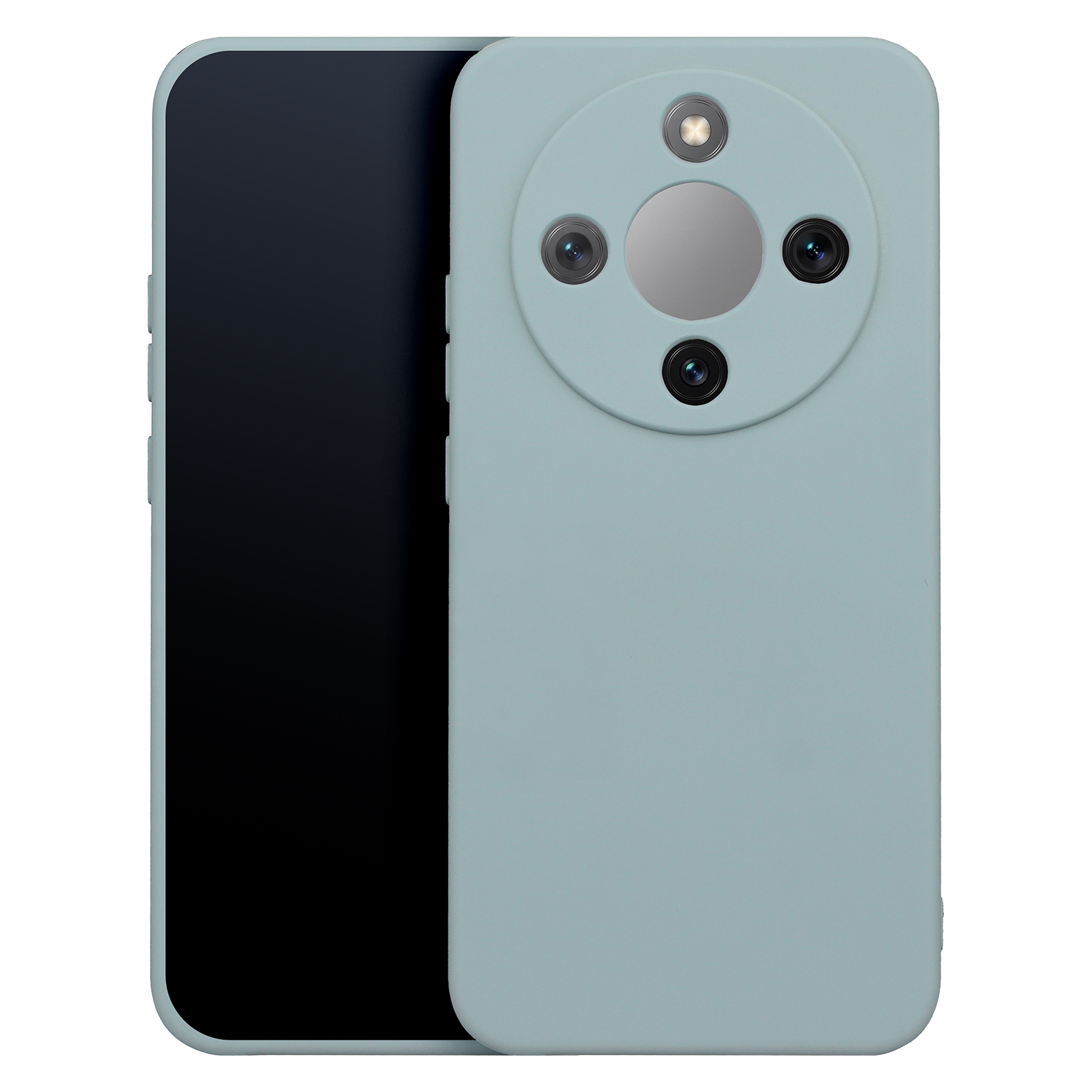 Силиконовый чехол для Honor X70 / X9d / Magic 8 Lite, серебристый