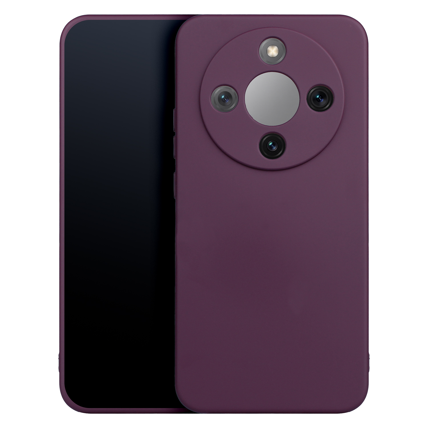 Силиконовый чехол для Honor X70 / X9d / Magic 8 Lite, тёмно-вишнёвый