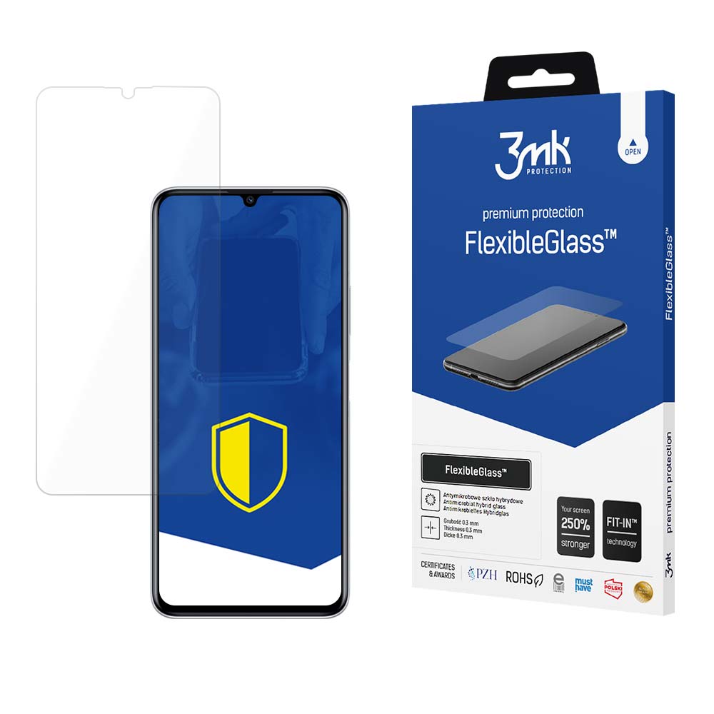 3mk FlexibleGlass™ hibridinis stiklas ant Huawei Nova Y70