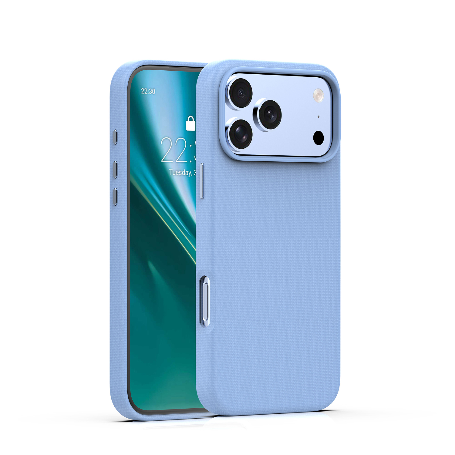 Žydras „Etteri Elegant Mag“ dėklas su „MagSafe“ – „Apple iPhone 17 Pro Max“ ir „iPhone 18 Pro Max“ modeliams
