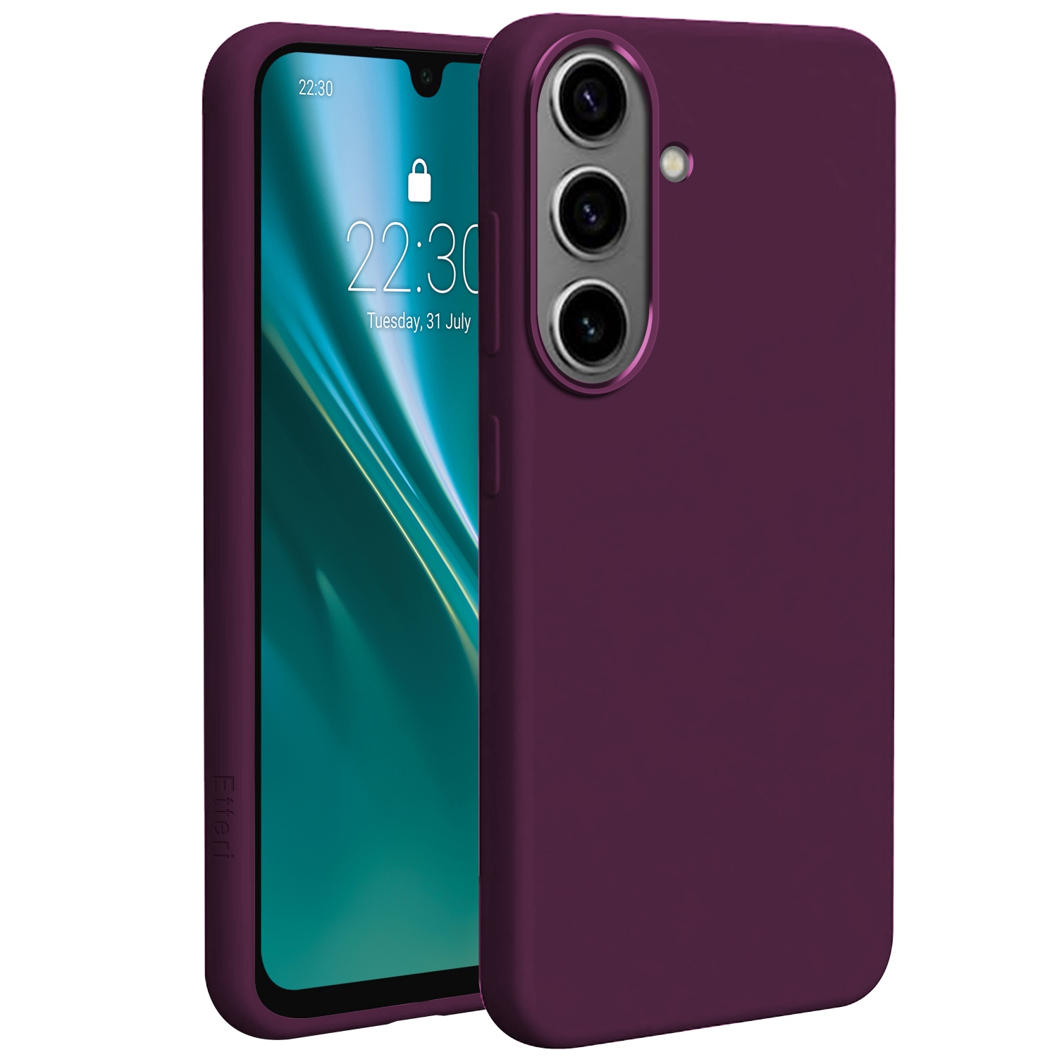 Etteri Silicone Mag dėklas, skirtas Samsung Galaxy A57 5G, tamsios vyšnių spalvos