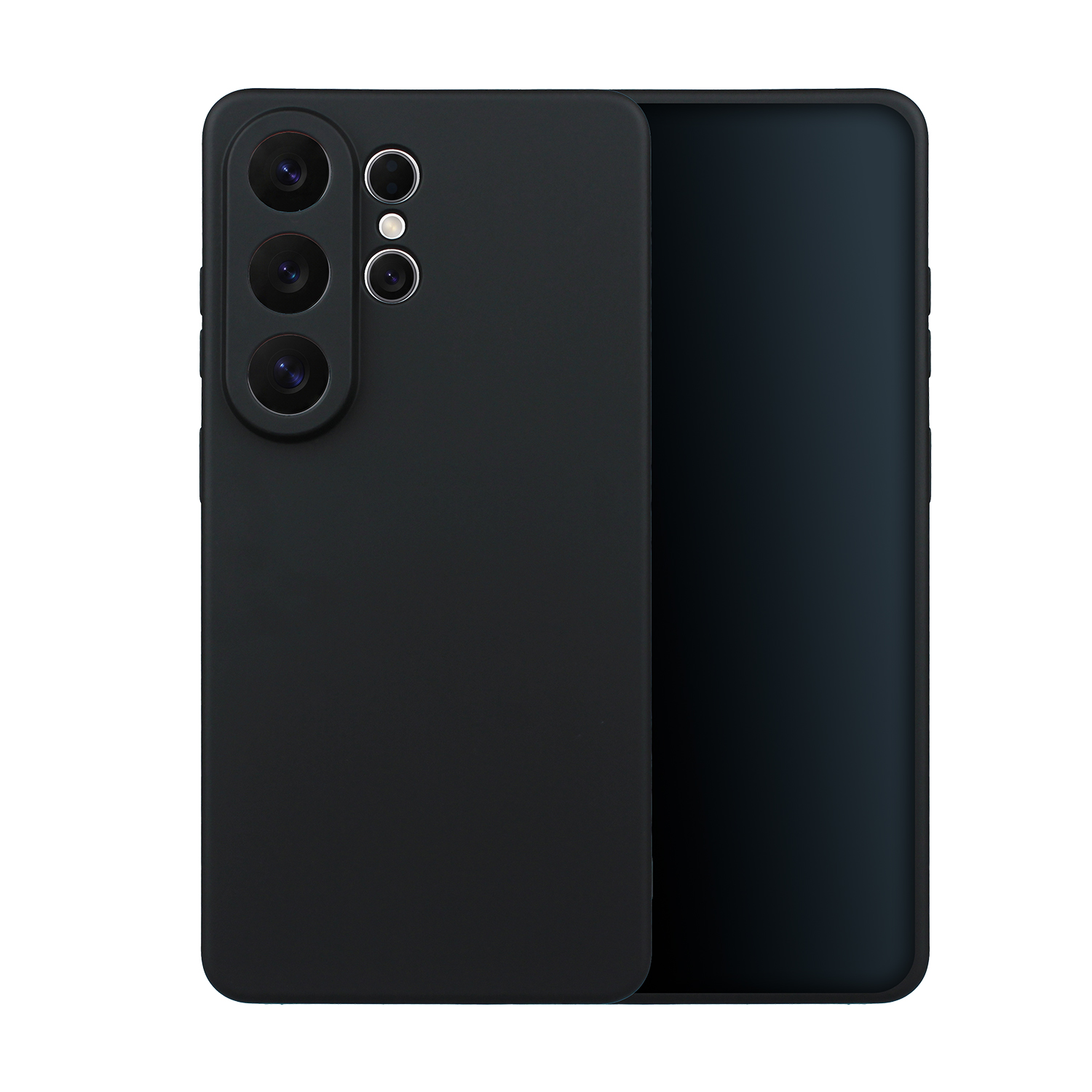 Silikoninis dėklas telefonui Samsung Galaxy S26 Ultra juodas