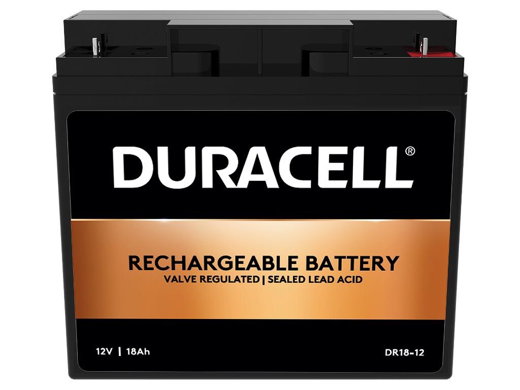 Duracell VRLA battery (DR18-12) – 12 V, 18 Ah