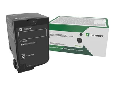 Originali Lexmark 75B20K0 grąžinimo programos tonerio kasetė, juoda, didelės talpos, 13K puslapių, skirta CS727 / CX727 / CS728