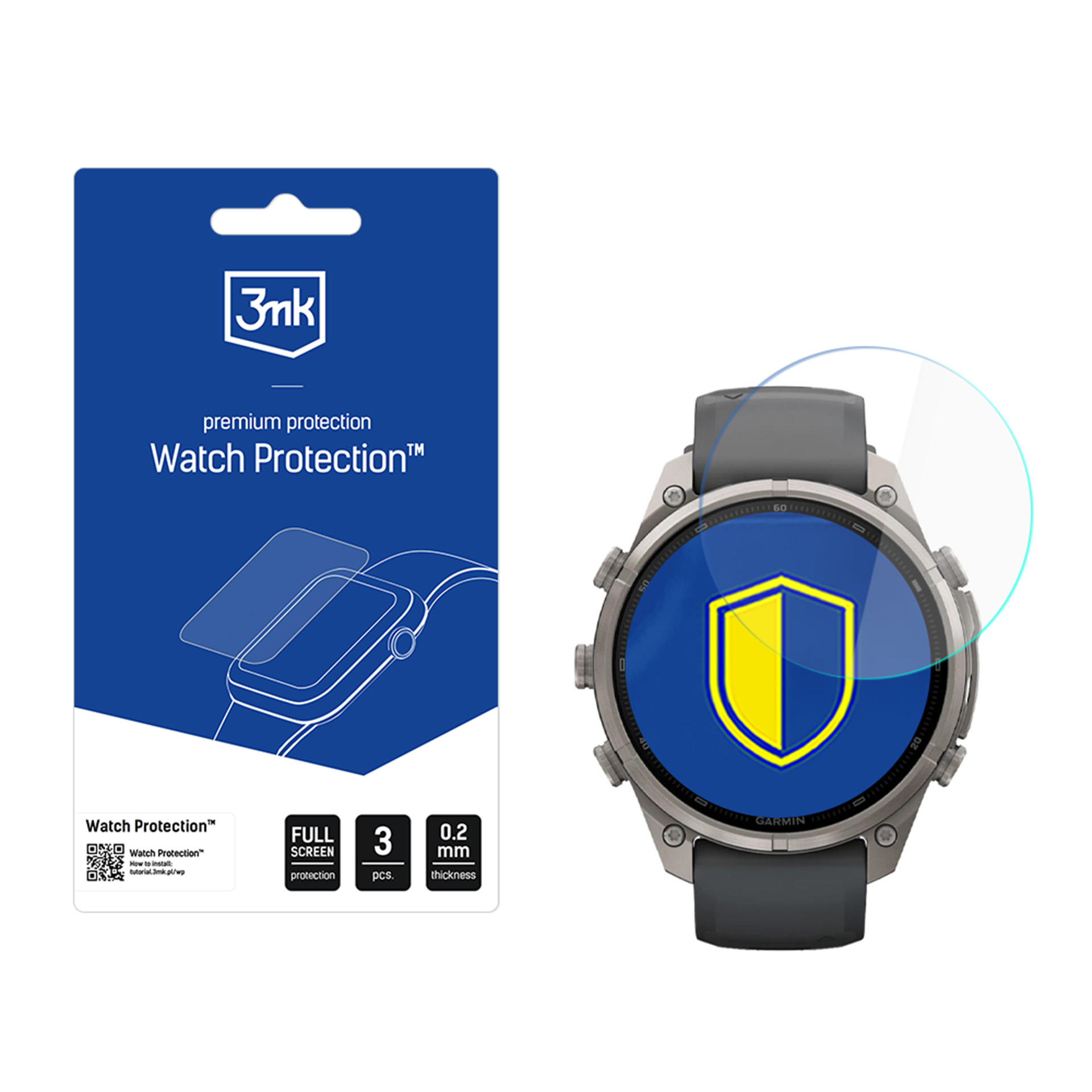 Garmin Fenix 9 Pro 47mm - 3mk Watch Protection FlexibleGlass