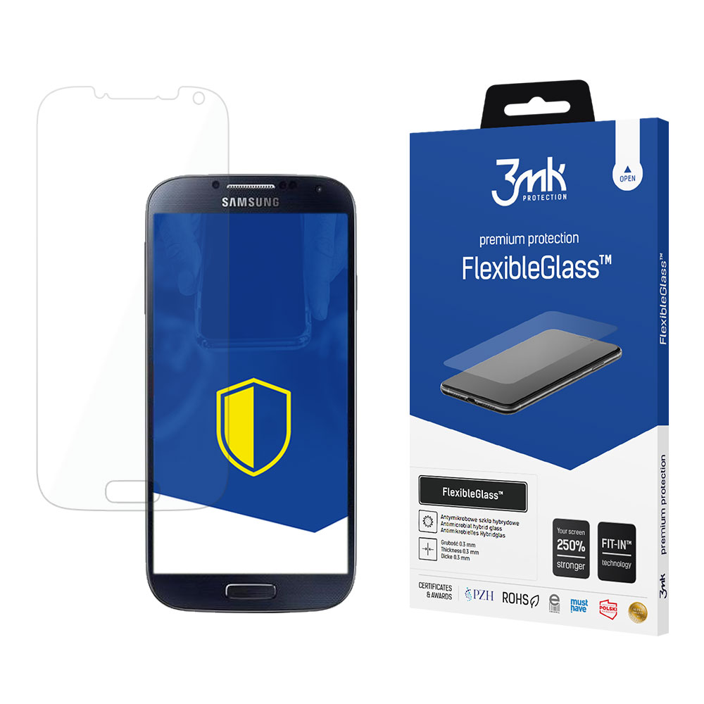 Hibridinis stiklas 3mk FlexibleGlass™ Samsung Galaxy i9500 S4
