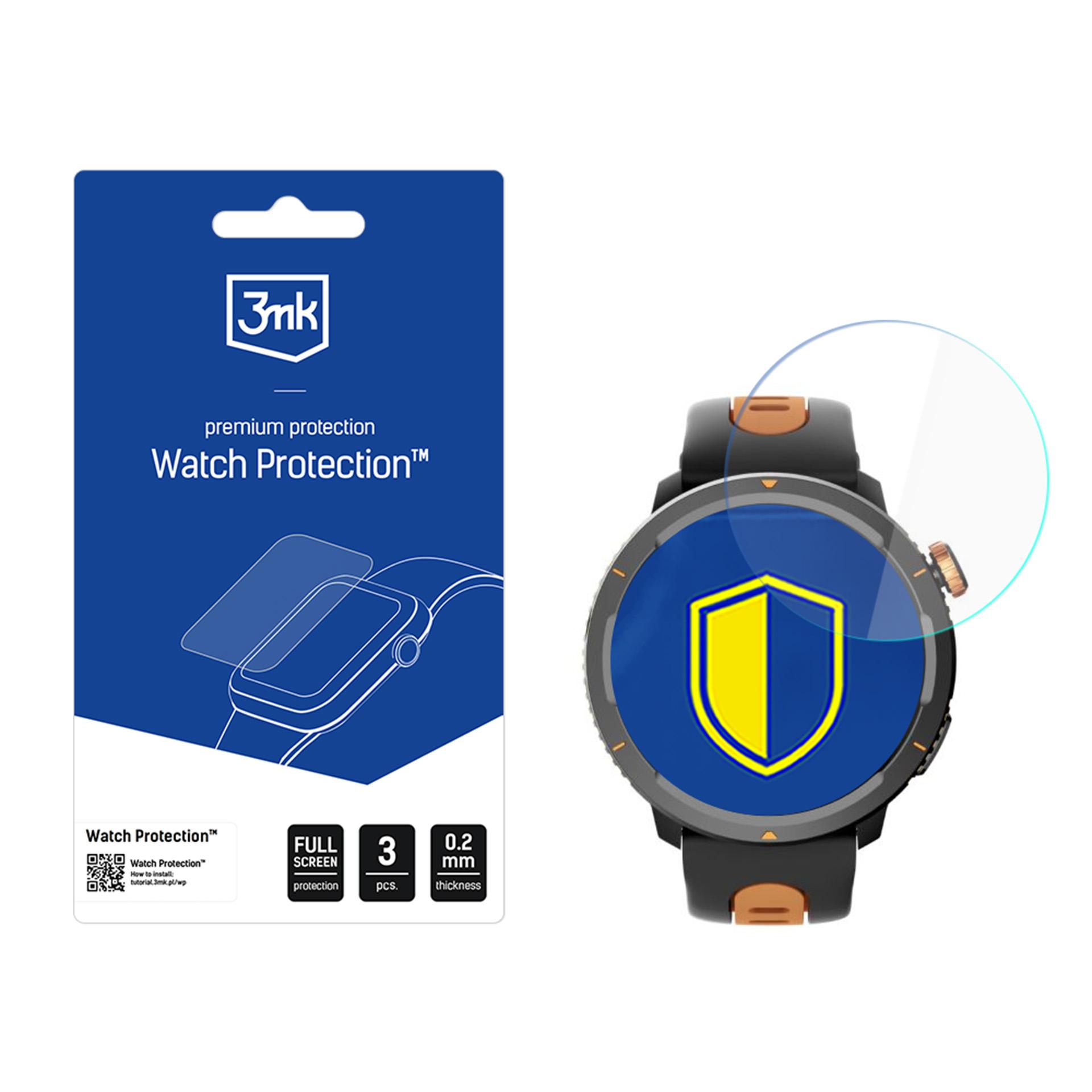 3mk laikrodžio apsauga FlexibleGlass hibridinis stiklas Hammer Watch 2 Lite