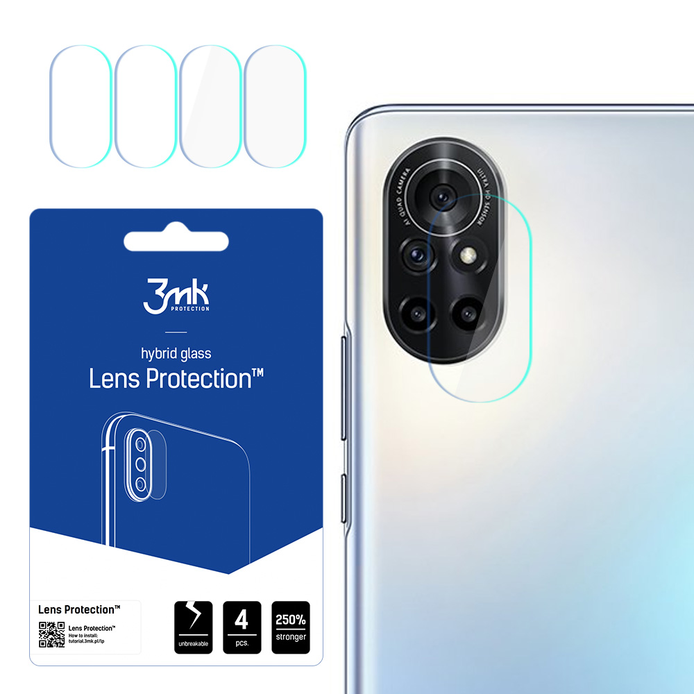 3mk Lens Protection — защита объектива камеры для Honor V40 Lite 5G