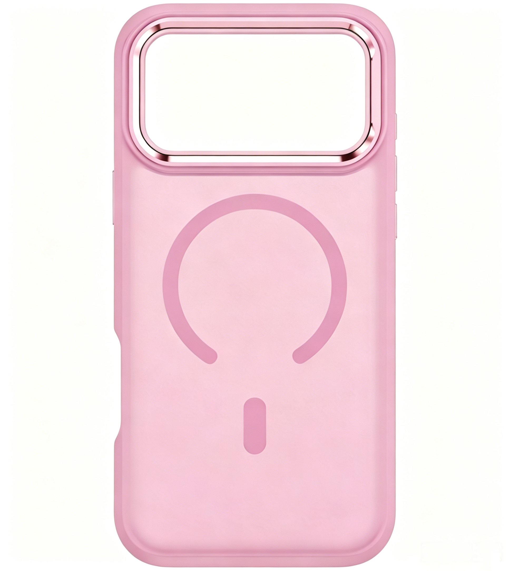 Dėklas, skirtas iPhone 18 Pro Max / 17 Pro Max: Forcell F-Protect Smoke Hybrid Premium, suderinamas su MagSafe, spalva – rožinė