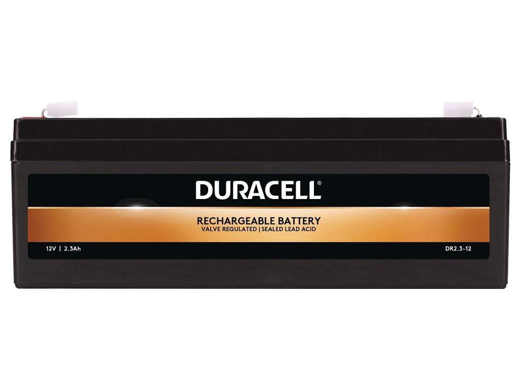 Duracell VRLA battery (DR2.3-12) – 12 V, 2.3 Ah