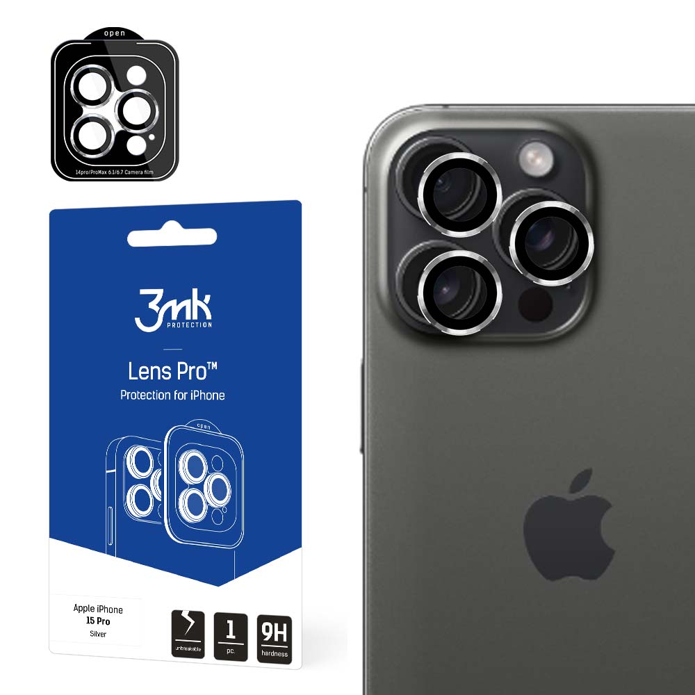 Apple iPhone 15 Pro - 3mk Objektyvo apsauga Pro