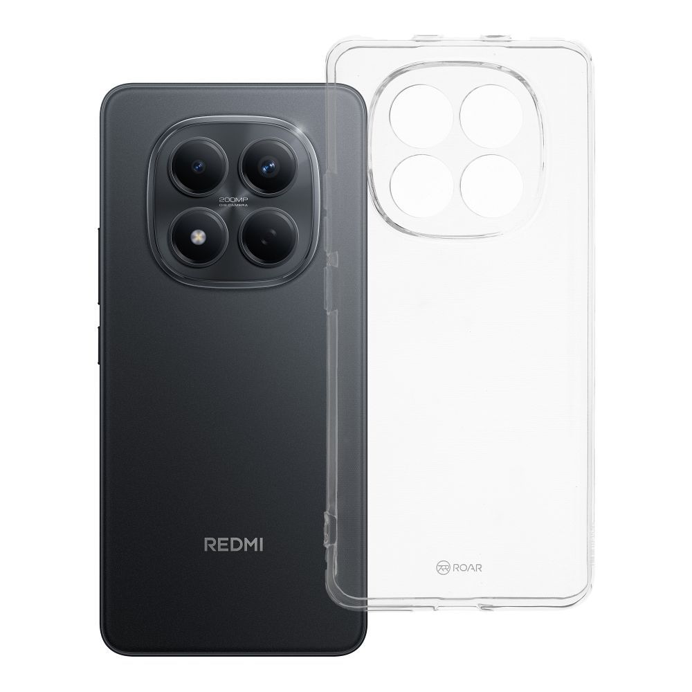 ROAR dėklas ALL DAY COLORFUL JELLY, skirtas Xiaomi Redmi Note 15 5G, skaidrus