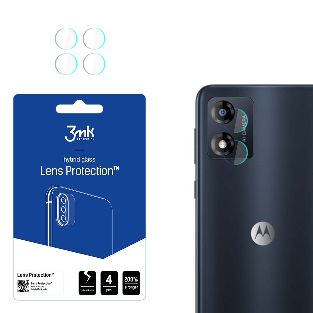Гибридное стекло камеры 3mk Lens Protection™ для Motorola Moto E13