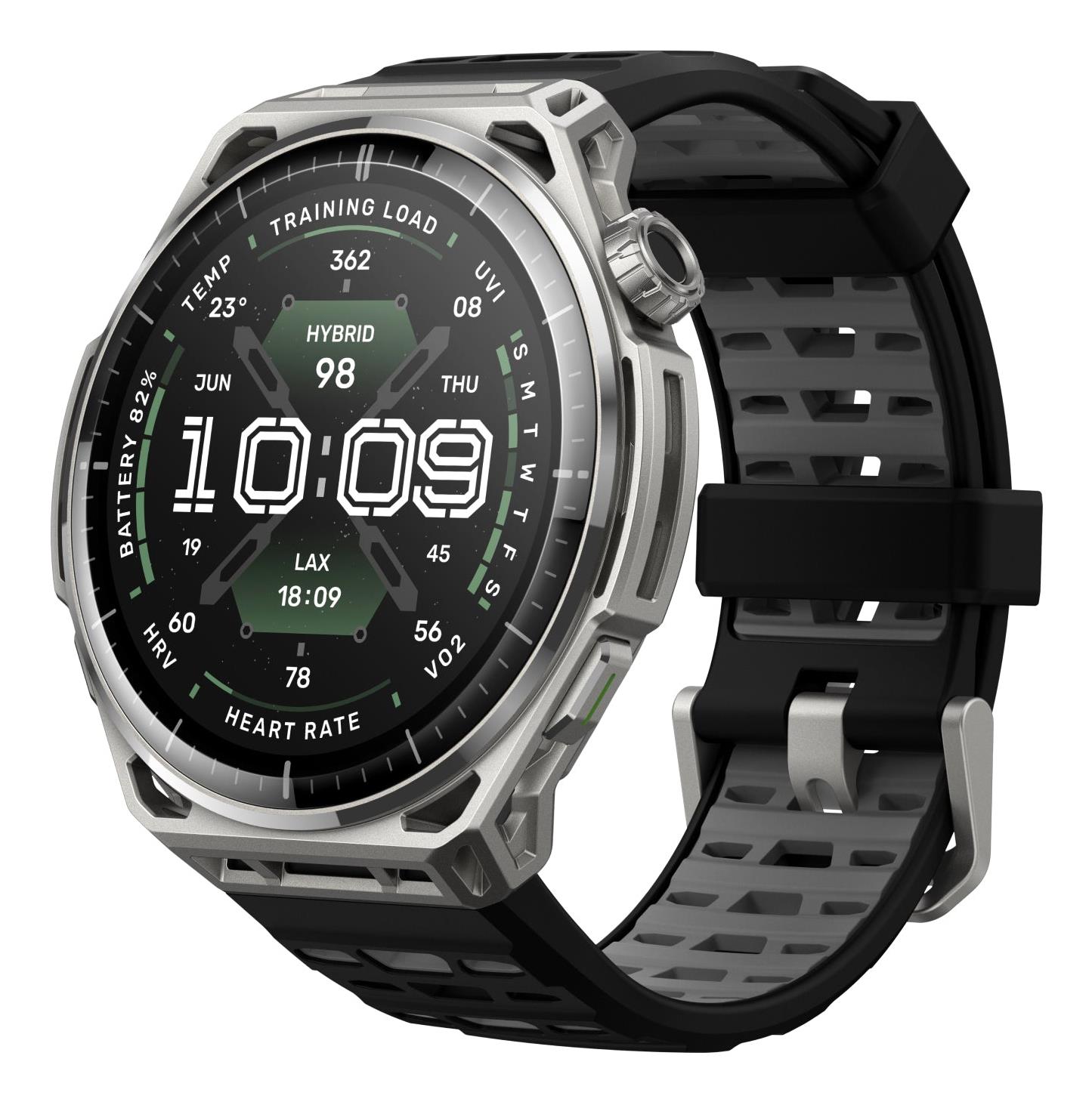 Amazfit Balance 3 W2677GL3N išmanusis laikrodis, plieno spalvos