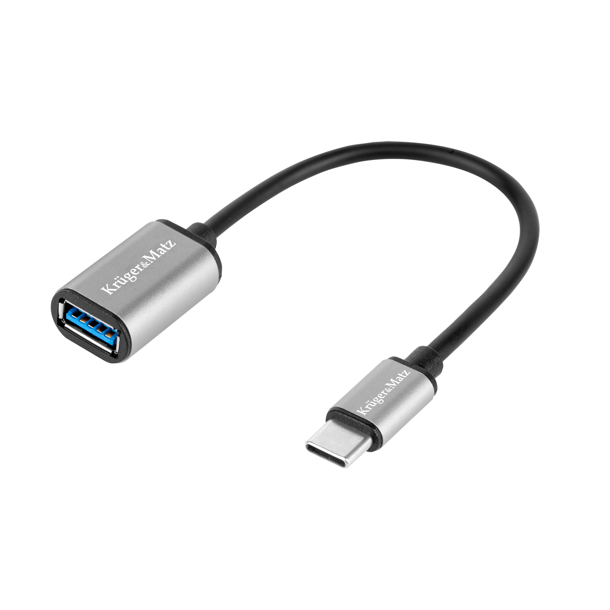 Kruger&Matz Basic OTG adapteris, USB 3.0 A lizdas – USB-C kištukas