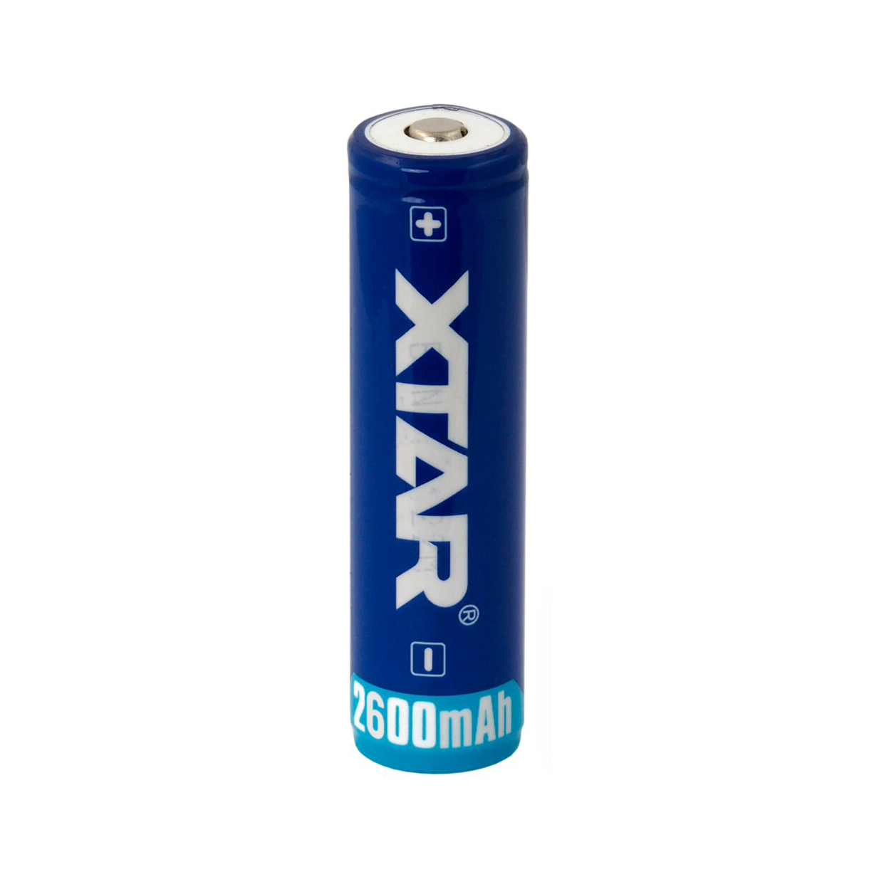 18650 3,7 V ličio jonų 2600 mAh baterija su apsauga