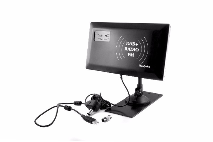 Wiedyska FM+DAB SLIM radio antenna
