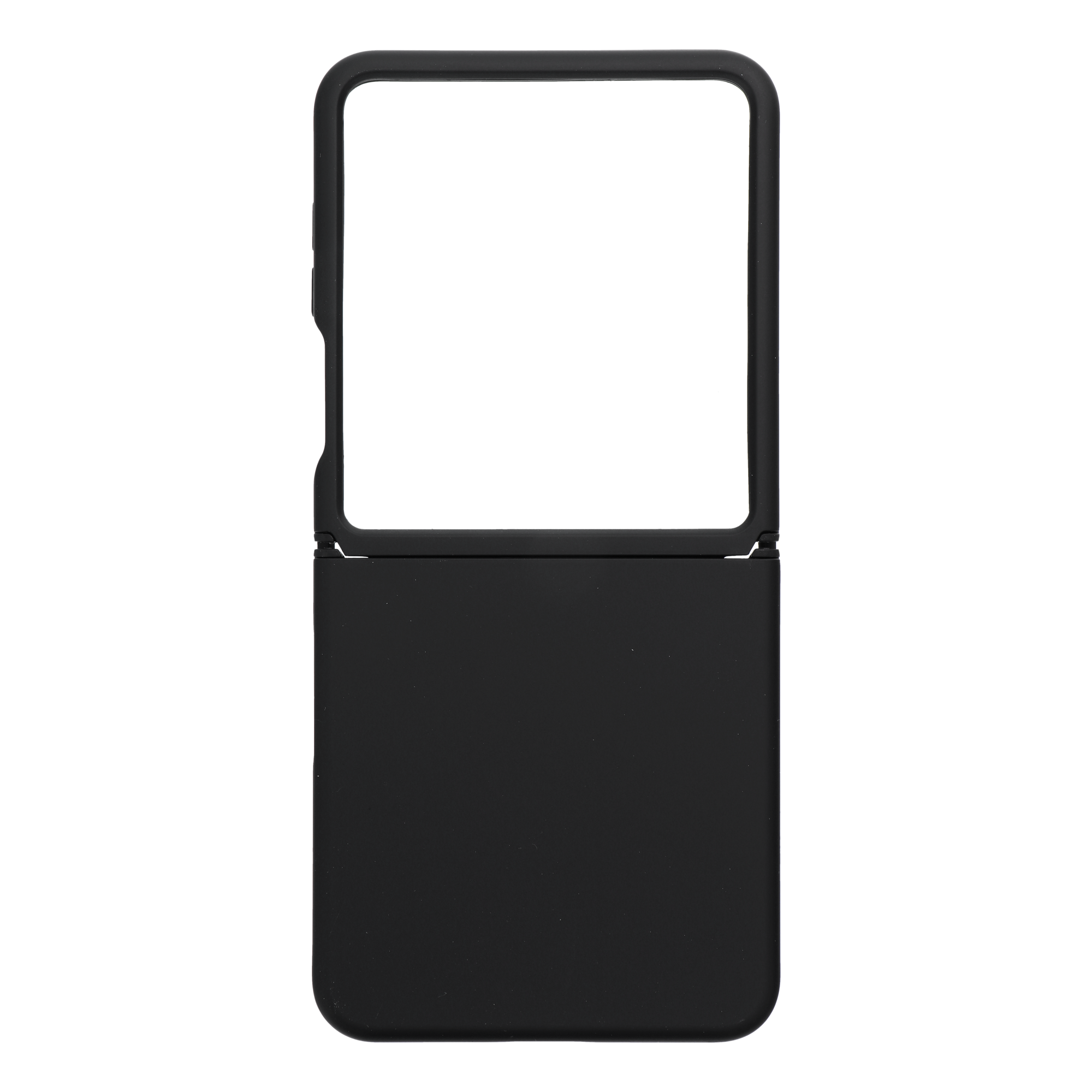 Juodas „4sF-S Hard“ dėklas, skirtas „Samsung Galaxy Z Flip8“