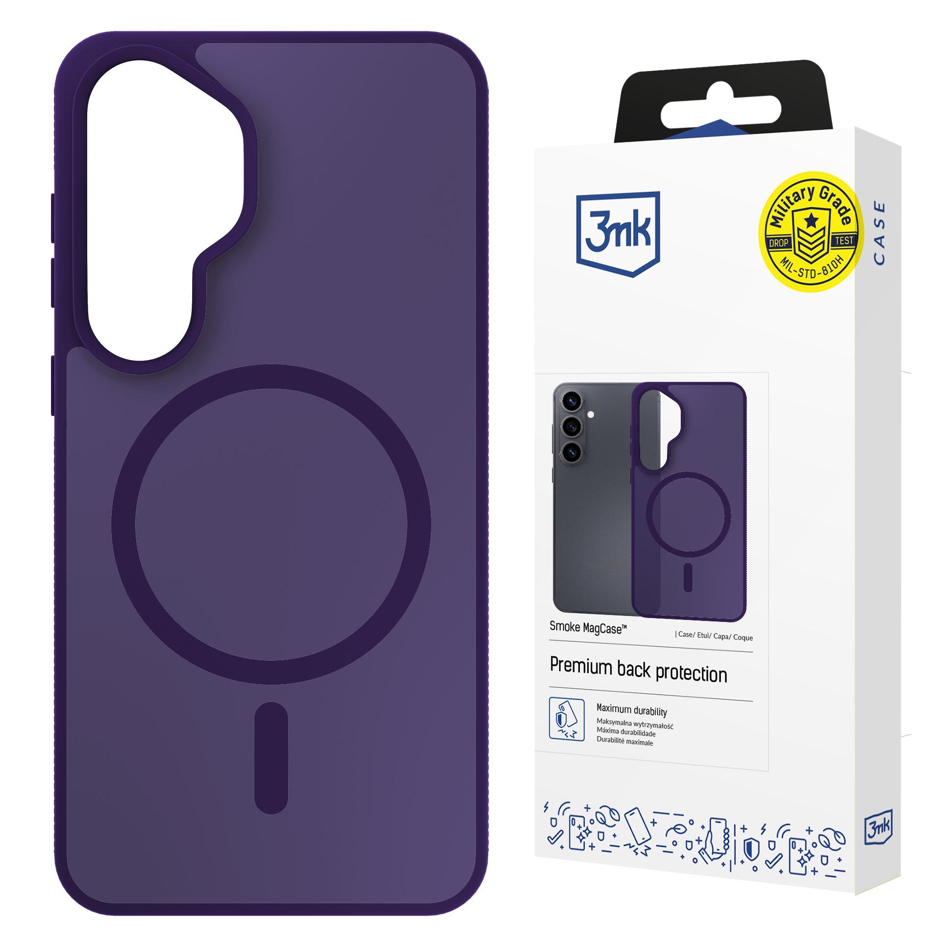 Samsung Galaxy S26 - 3mk Smoke MagCase Purple