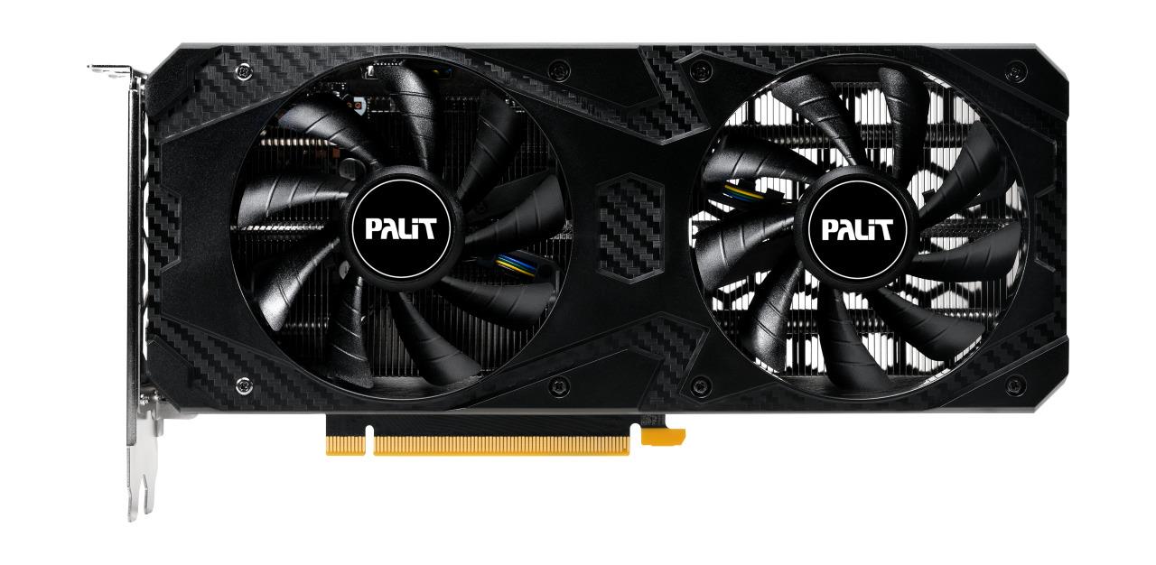 Видеокарта Palit NVIDIA GeForce RTX 3060, 1320 МГц, 12 ГБ GDDR6, 192 бита, PCI Express 4.0, активное охлаждение, NE63060U19K9-PG190L
