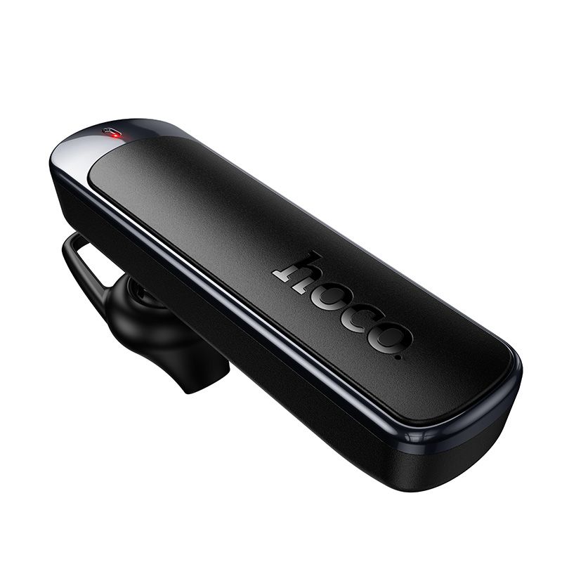 Hoco E201 belaidė monofoninė ausinė su mikrofonu, ENC, Bluetooth 6.0, 130 mAh, juoda
