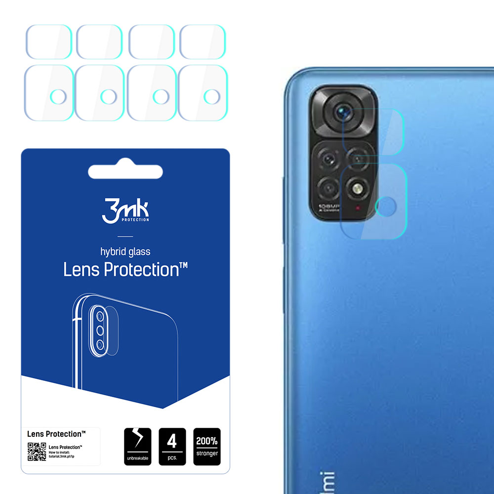3MK объектив защиты Xiaomi Redmi Примечание 11s 4G камеры объектив защиты 4 шт.