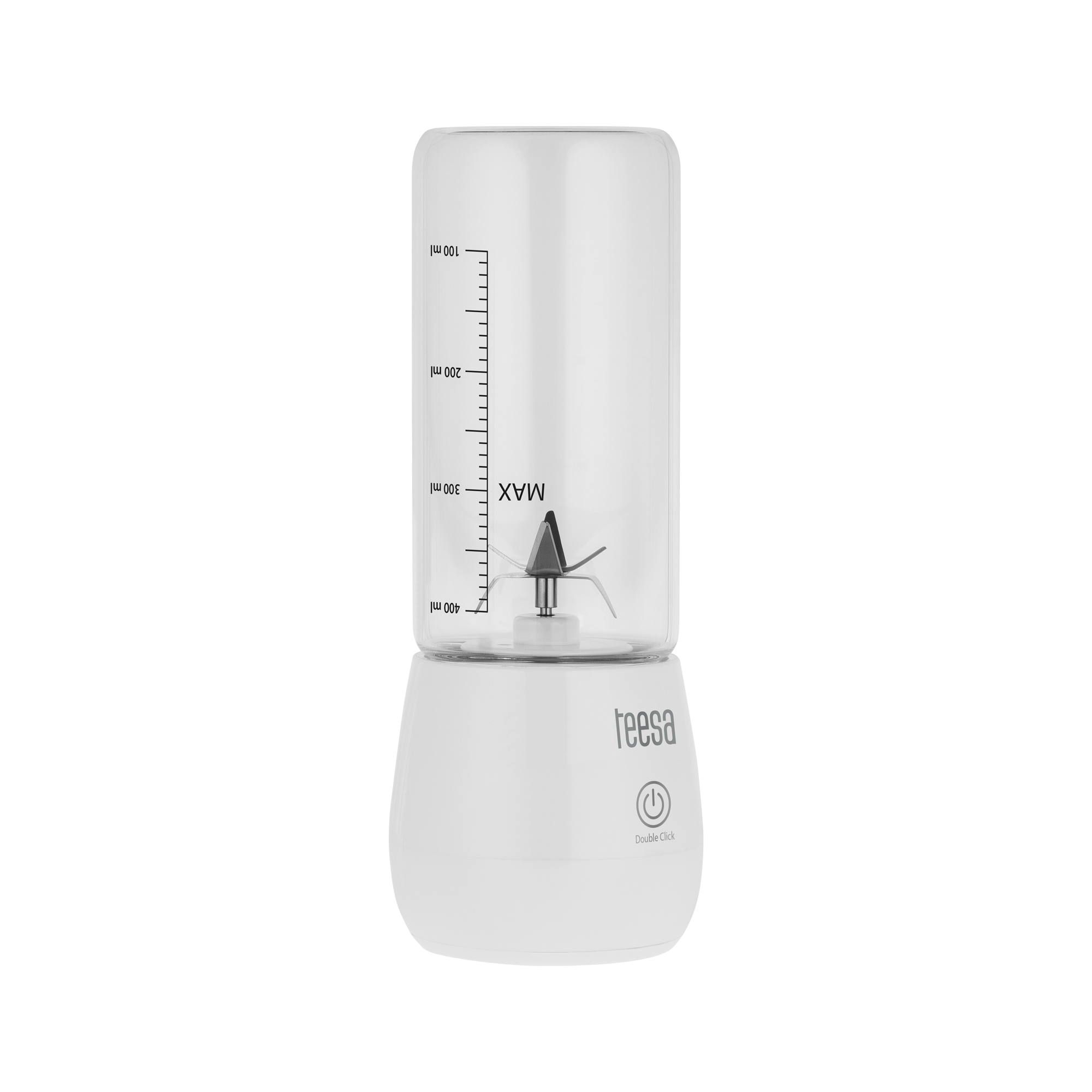 Belaidis trintuvas su 450 ml stikliniu indu, 100 W, 6 peiliukai