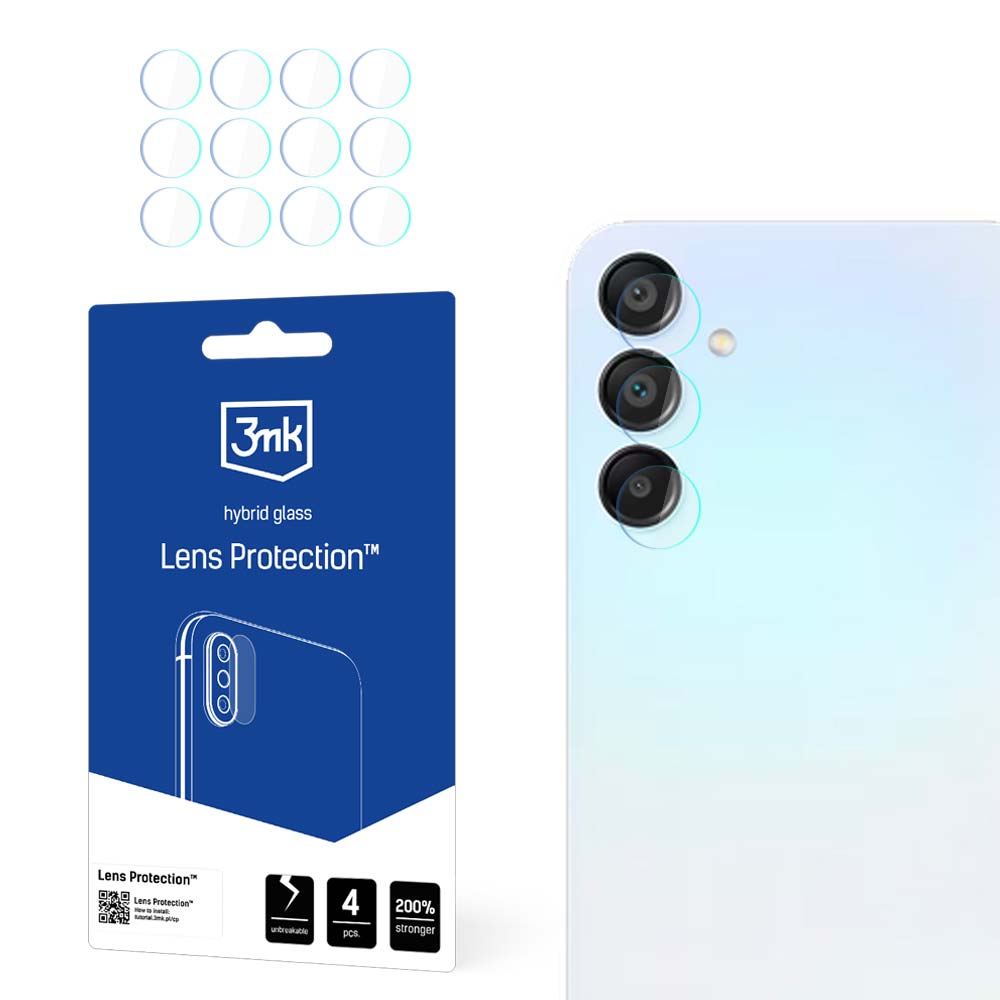 Гибридное стекло камеры 3mk Lens Protection™ для Samsung Galaxy A15 5G