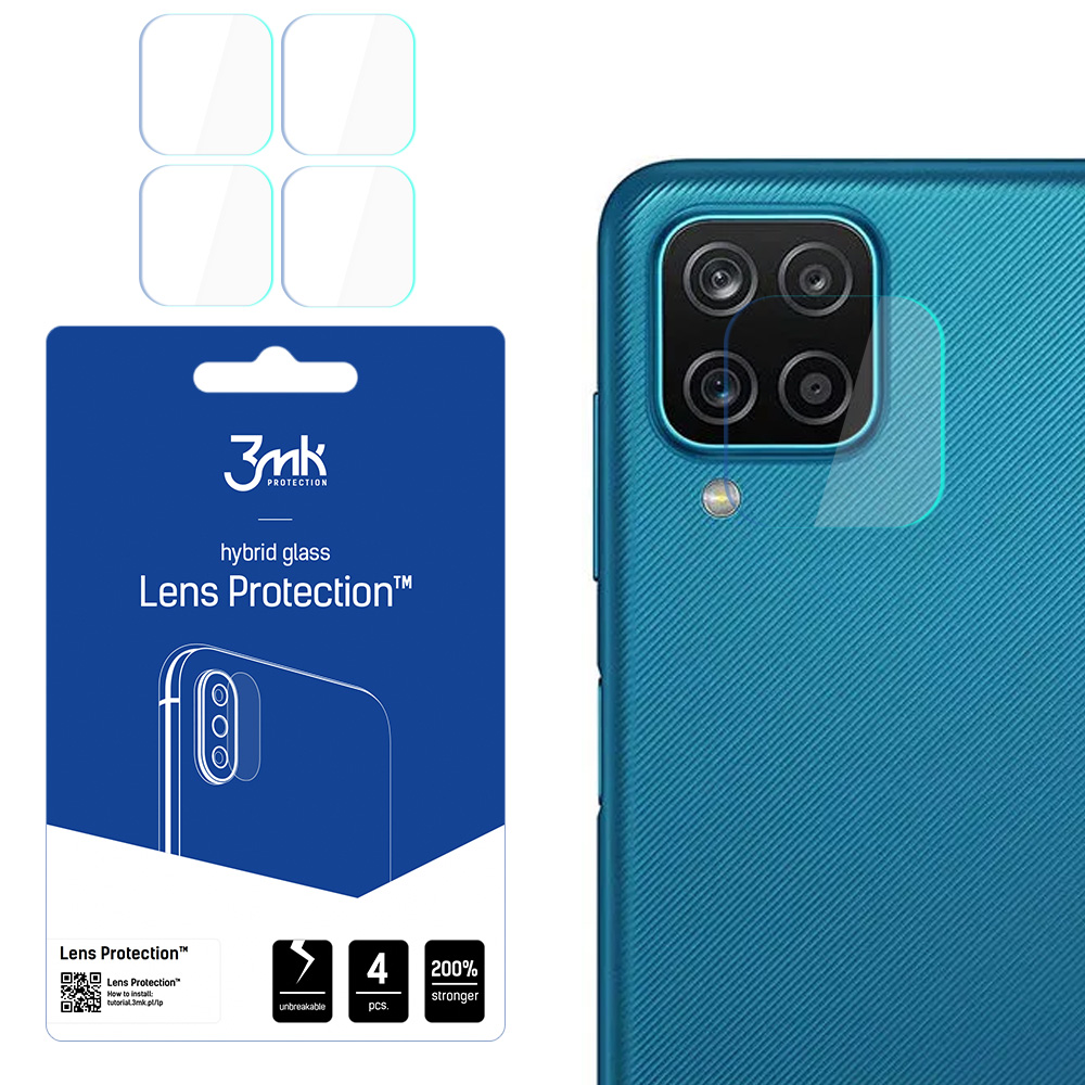 3MK FLEXIBLE GLASS LENS HYBRID GLASS SAMSUNG GALAXY M12 ДЛЯ 4 ШТ КАМЕР