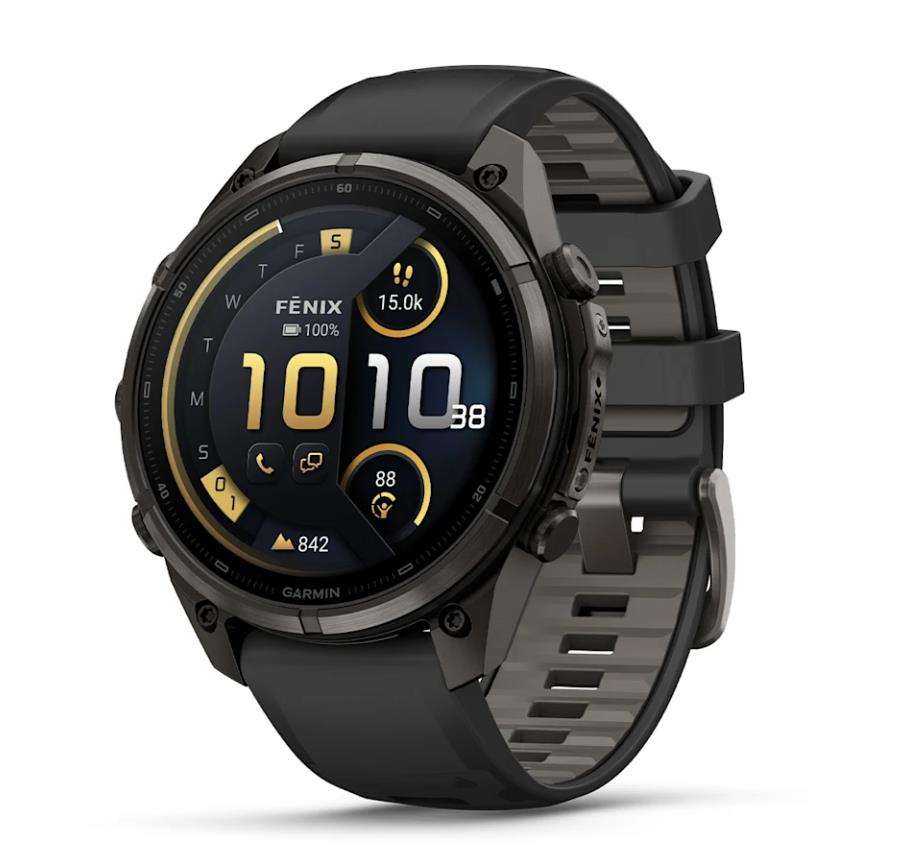 Garmin Fenix 9 Pro išmanusis laikrodis, anglies pilkos spalvos, 010-04336-11