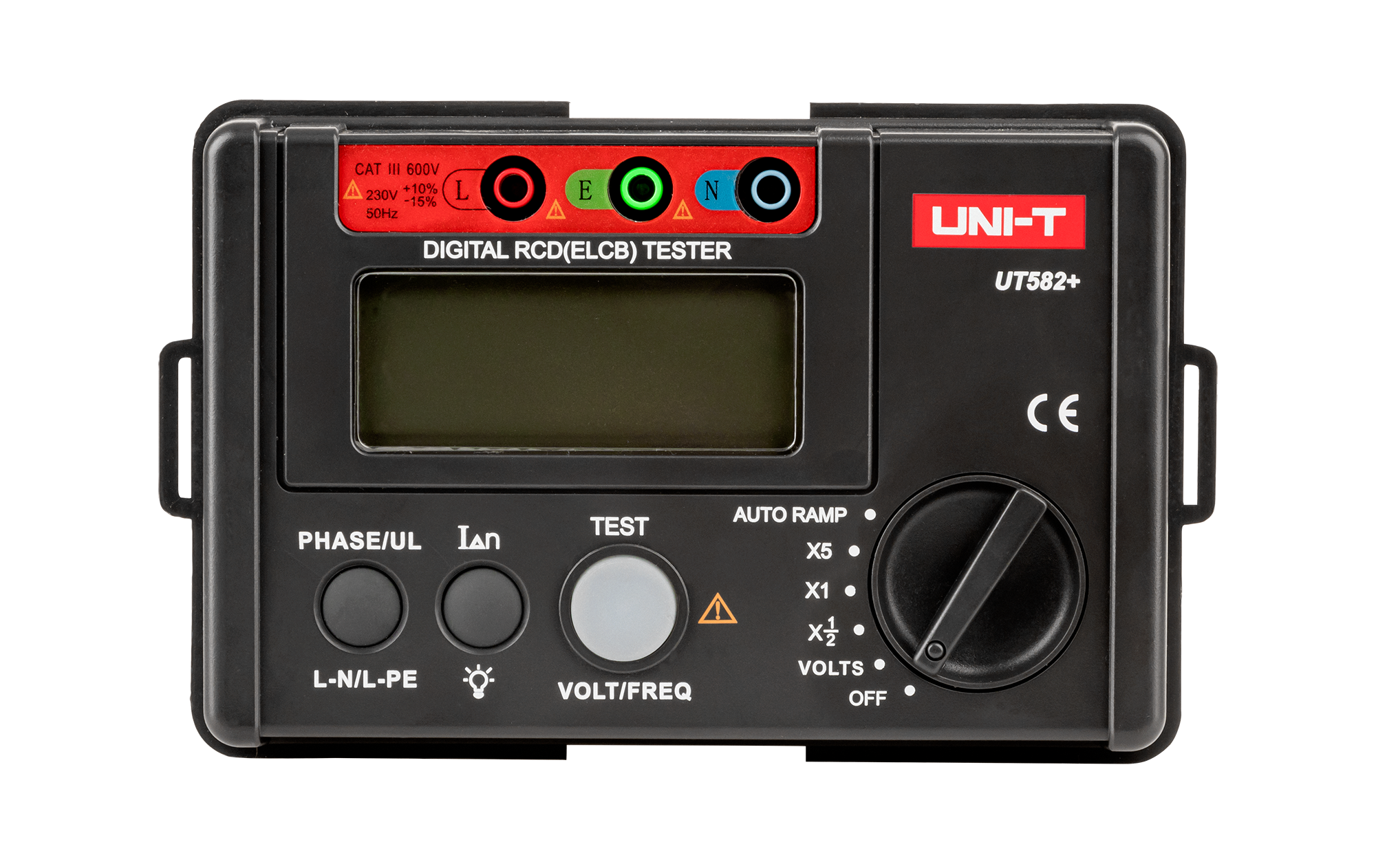 Skaitmeninis RCD jungiklių testeris Uni-T UT582+