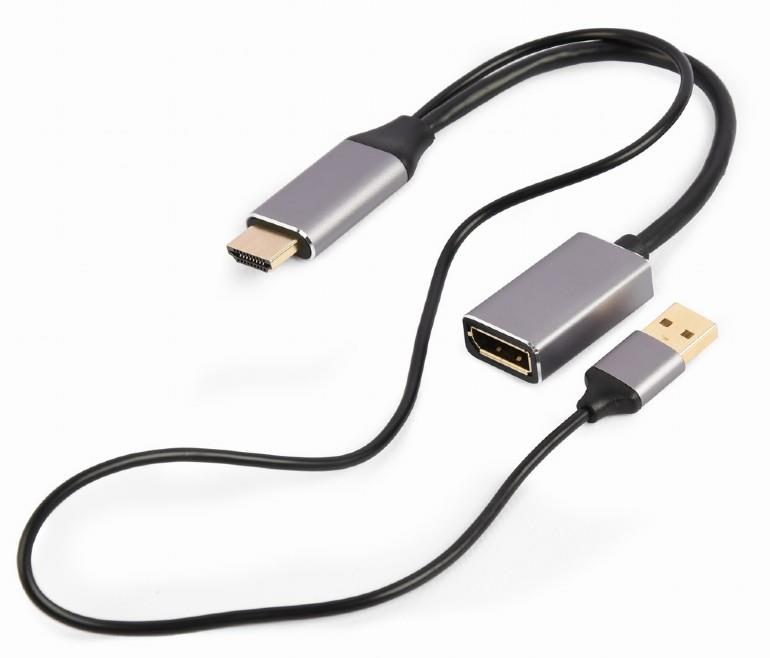 Gembird adapteris (A-HDMIM-DPF-02) – HDMI to DisplayPort, juodas