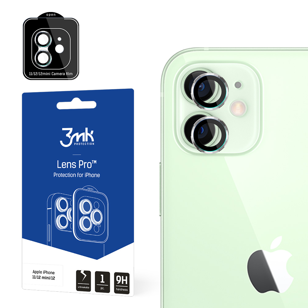 Защитное стекло для камеры 3mk Lens Protection Pro для iPhone 11 / 12 / 12 mini