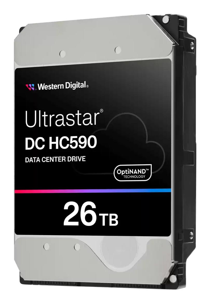 Western Digital vidinis standusis diskas Ultrastar DC HC590 (0F65672) – 26 TB, 7200 rpm, SATA