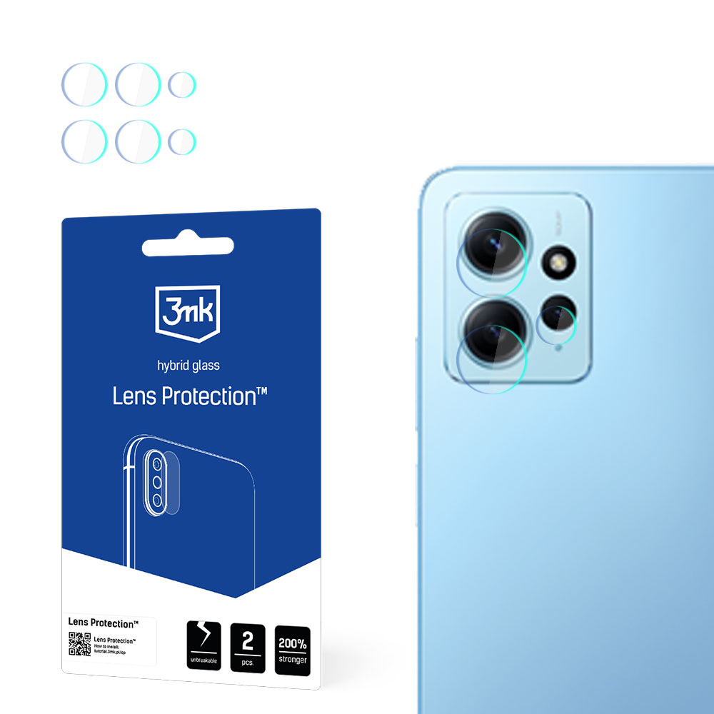 Стекло камеры для Xiaomi Redmi Note 12 7H для объектива серии 3mk Lens Protection