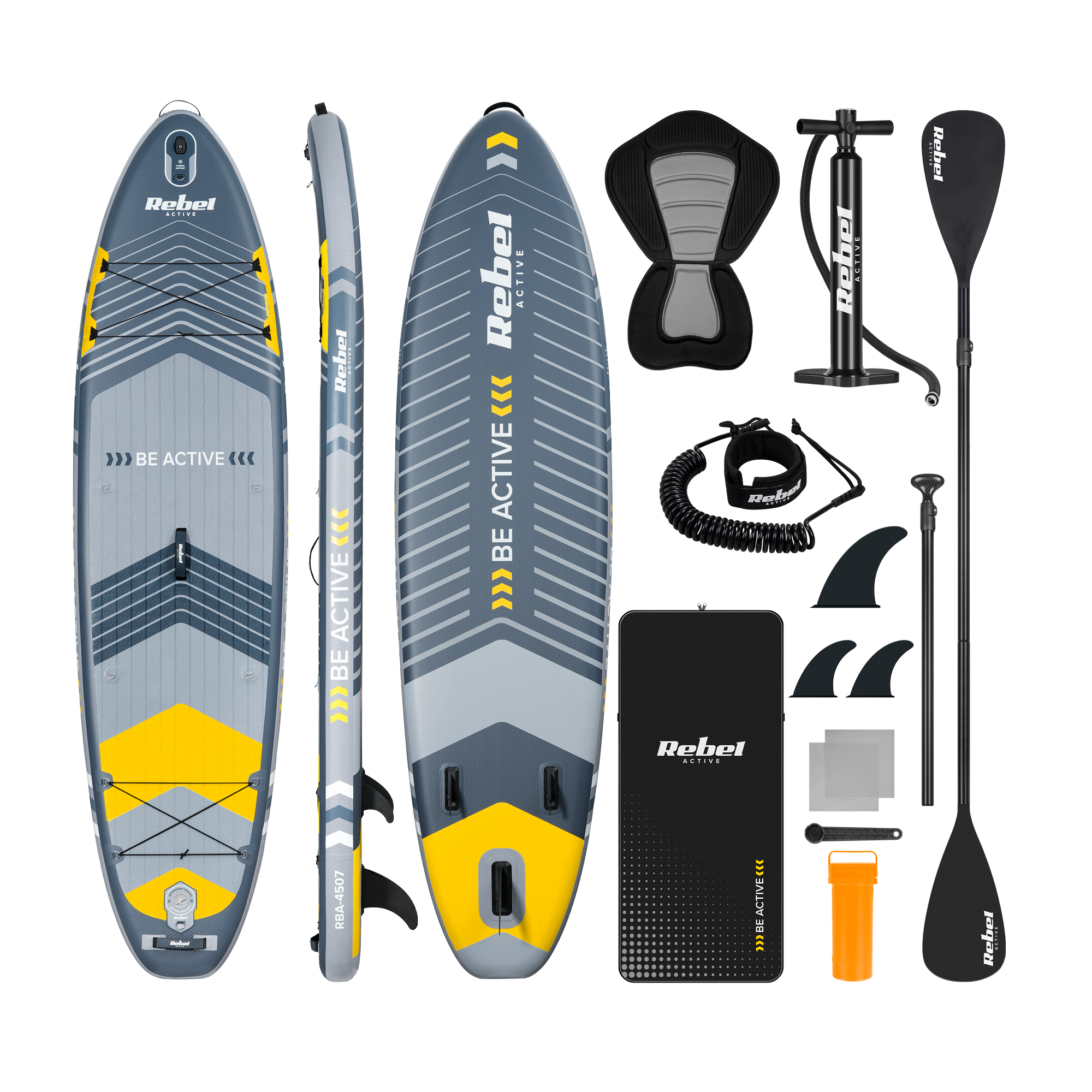 REBEL ACTIVE RBA-4507 SUP lenta, pilka