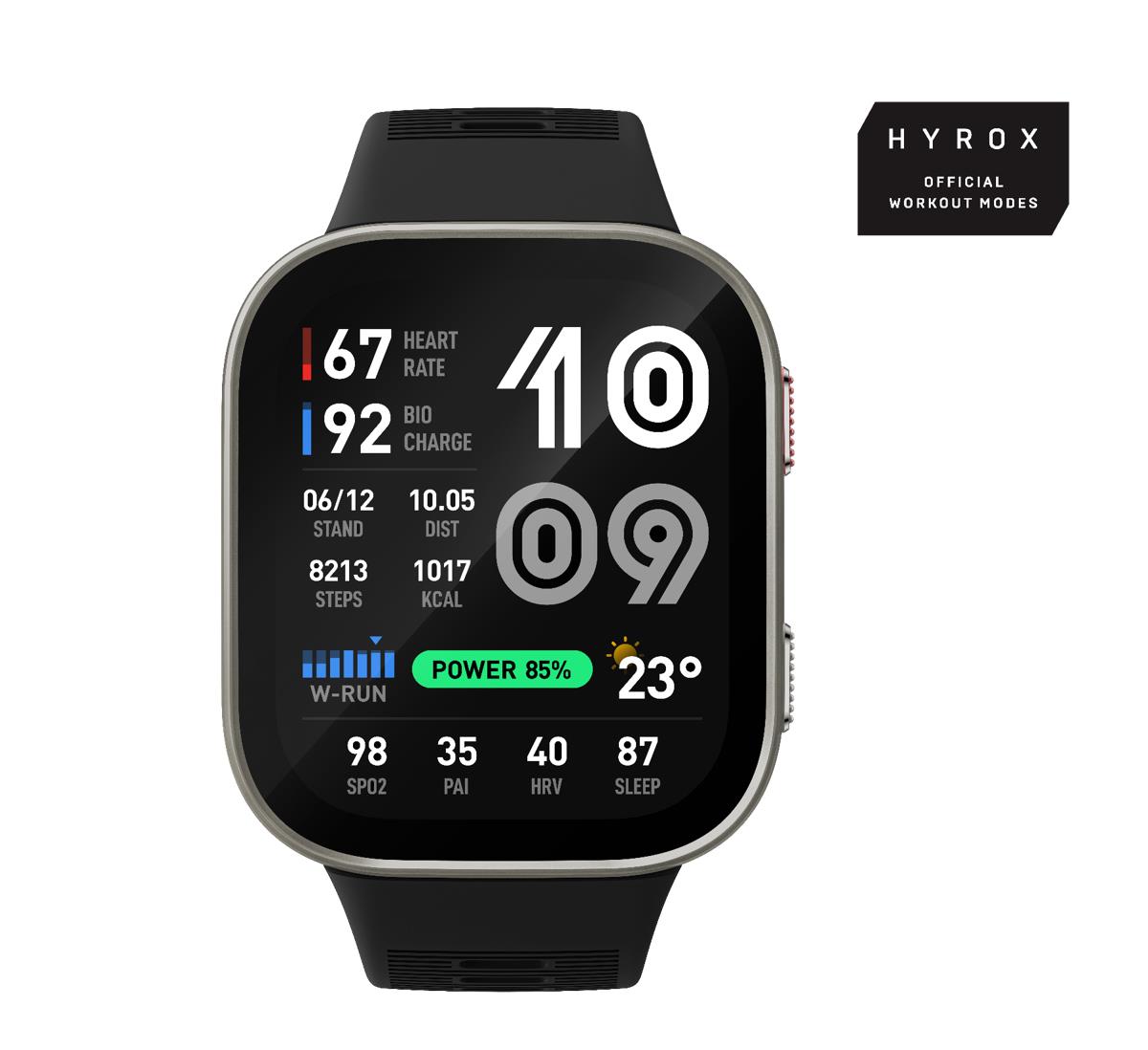 Amazfit išmanusis laikrodis Bip Max (W2568EU1N) – sidabrinis