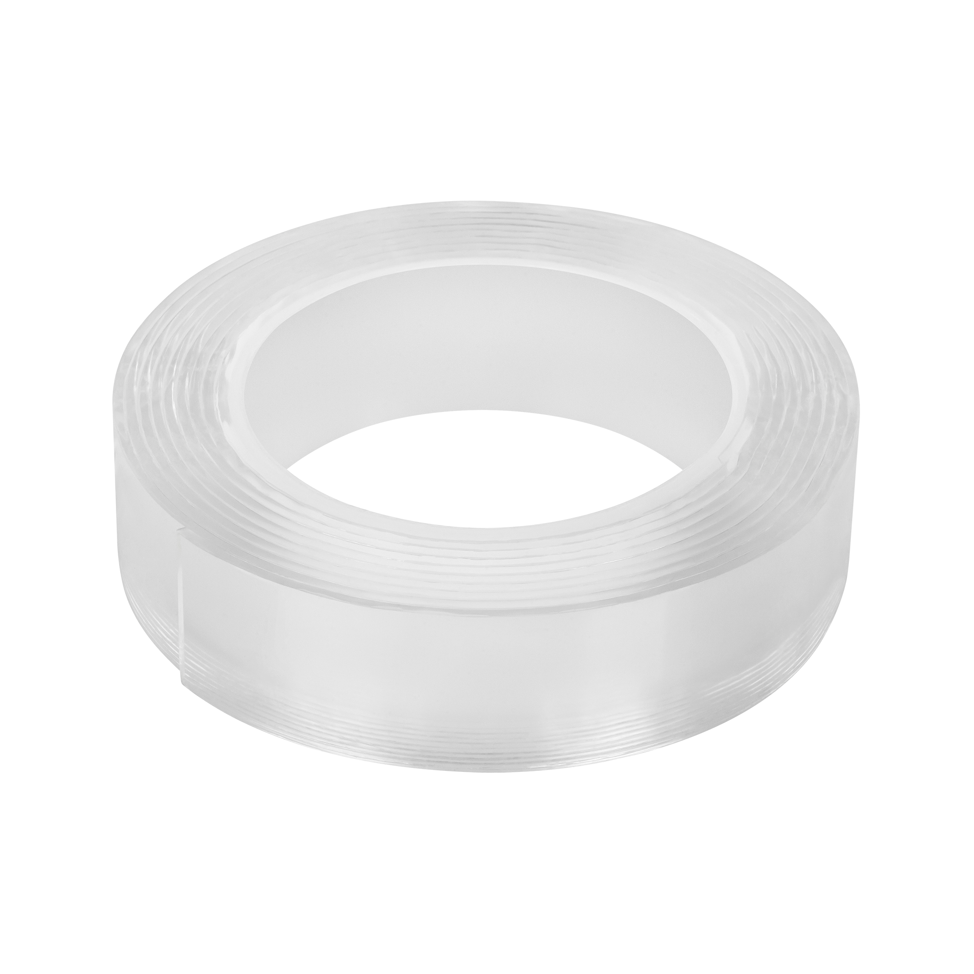 REBEL reusable double-sided nano mounting tape (2 mm × 30 mm × 3 m), transparent