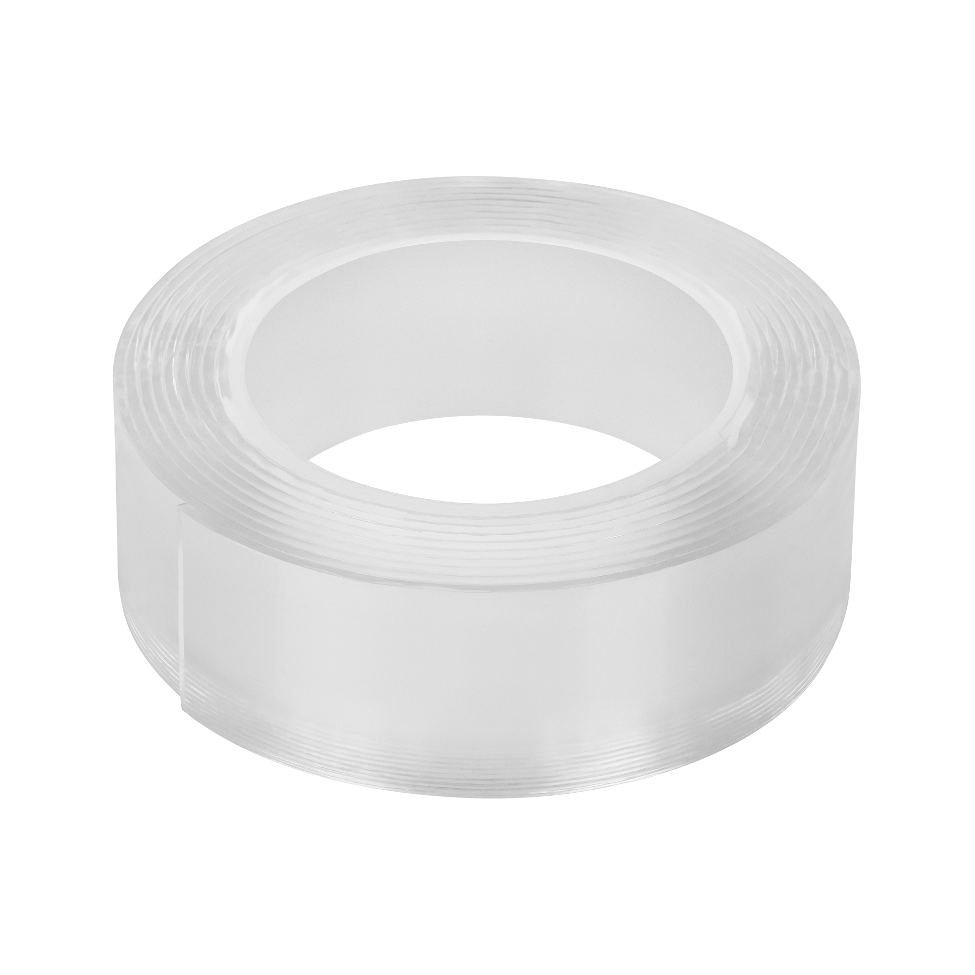 Rebel transparent double-sided mounting tape, 1 mm x 25 mm x 2 m