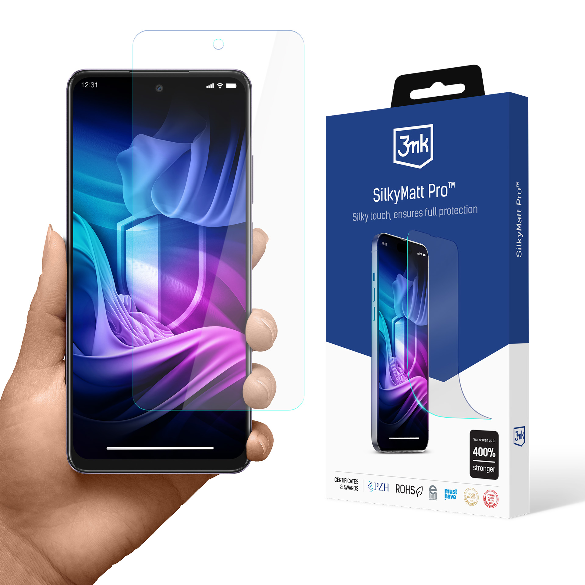3mk Silky Matt Pro — защита экрана телефона для Oppo A60