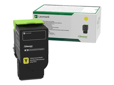 Originali Lexmark 78C20Y0 grąžinimo programos tonerio kasetė, geltona