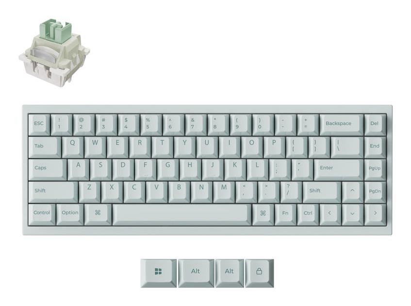 Клавиатура Keychron Q16 HE 8K (Q16HW-L1) – светло-зелёный