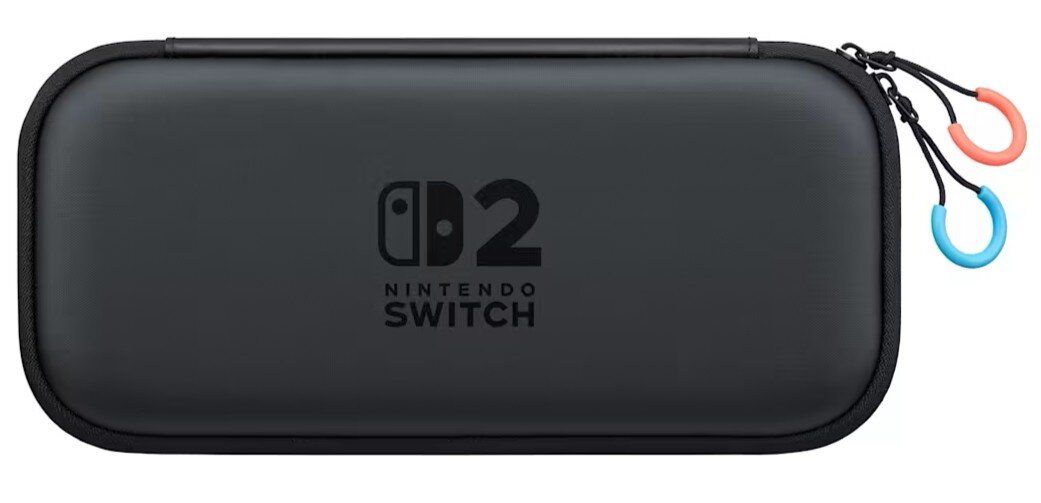 NINTENDO N2P401 dėklas Nintendo Switch 2 konsolei su apsaugine plėvele, juodas