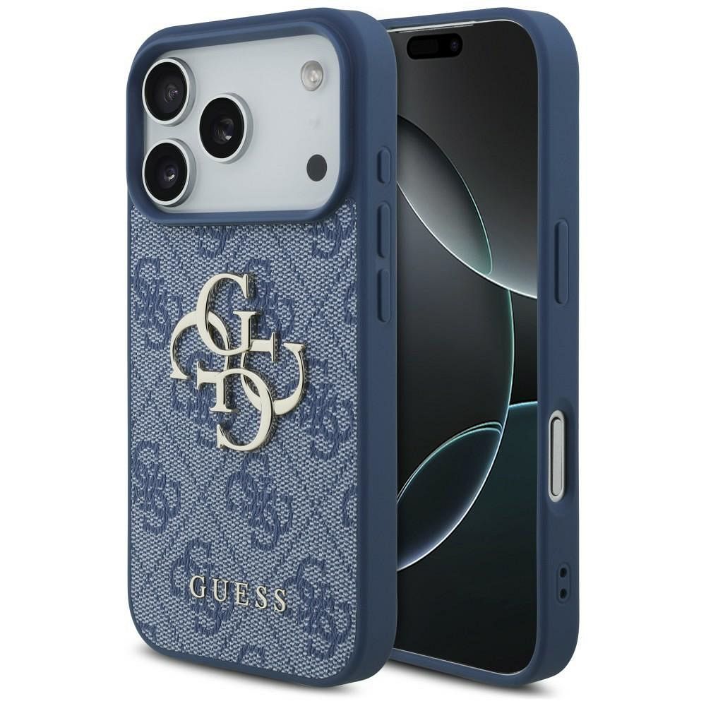 GUESS dėklas, skirtas IPHONE 18 Pro/17 Pro (4G Big Logo) (spalva: ruda)
