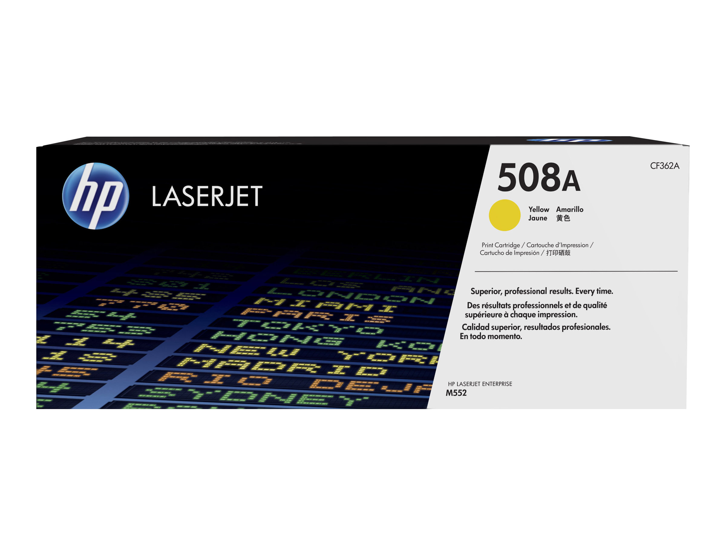 Originali HP 508A LaserJet tonerio kasetė (CF362A), geltona