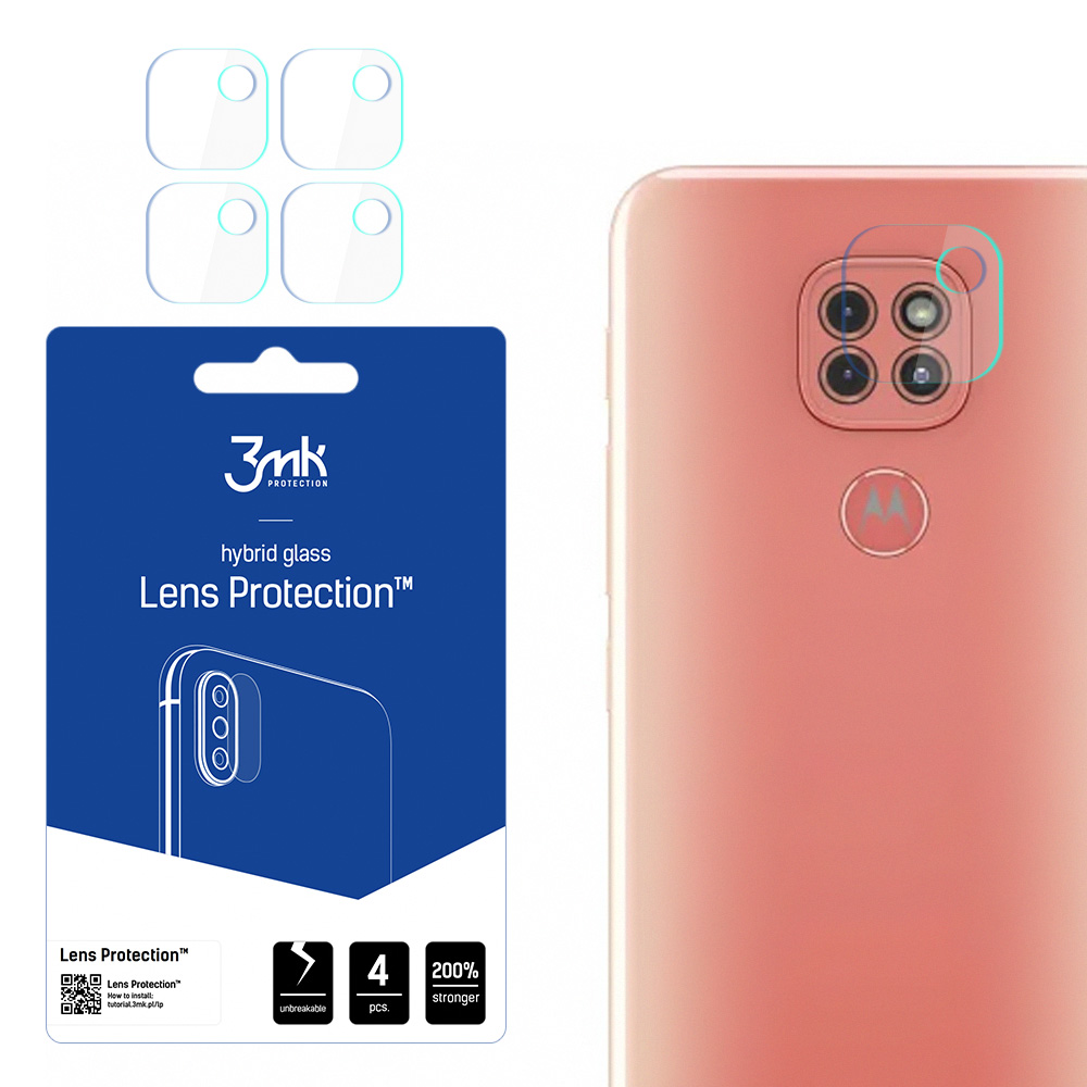 гибридное стекло 3MK гибкое стекло для объектива MOTOROLA MOTO G9 PLAY для 4 камер