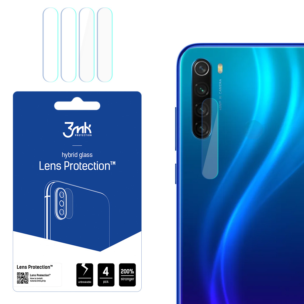 3mk Lens Protection — защита объектива камеры для Xiaomi Redmi Note 8 2021
